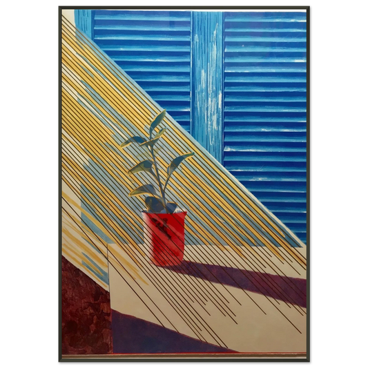 David Hockney  David Hockney Framed Art Print  - Aluminum Frame - 21x29.7 cm / 8x12"