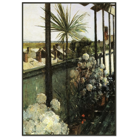 Childe Hassam  Afternoon in Nantucket Framed Art Print  - Aluminum Frame - 21x29.7 cm / 8x12"