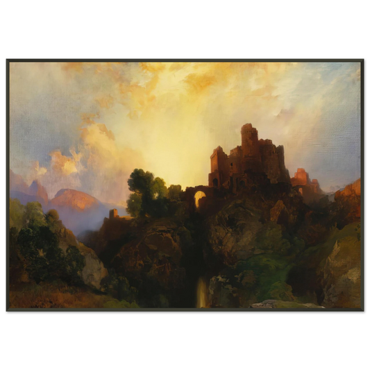 Thomas Moran  Caledonia Framed Art Print  - Aluminum Frame - 21x29.7 cm / 8x12"