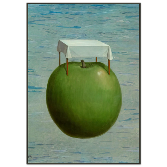 Rene Magritte  FINE REALITIES 1964 Framed Art Print  - Aluminum Frame - 21x29.7 cm / 8x12"