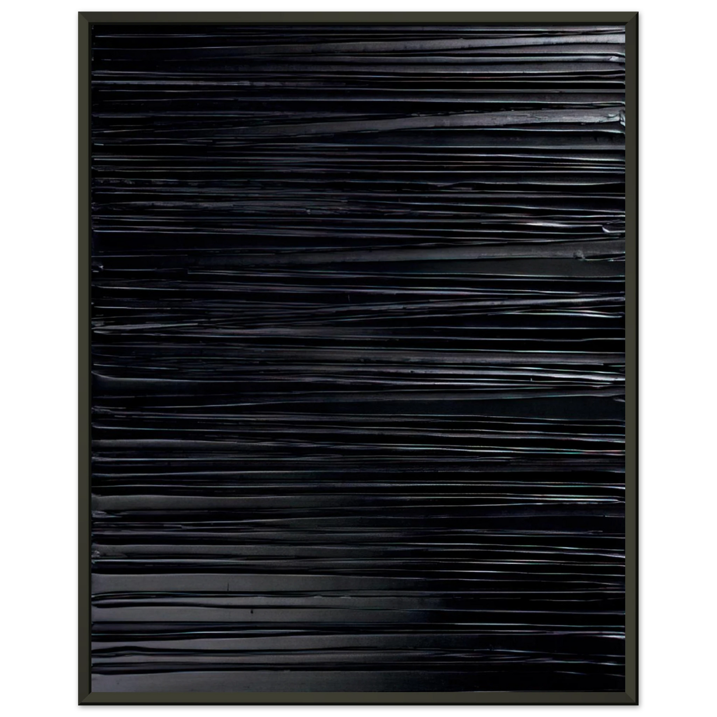 Pierre Soulages  Peinture 130 x 81 cm 20032004  2004 Framed Art Print  - Aluminum Frame - 60x80 cm / 24x32 inches