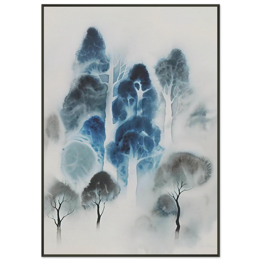 Eyvind Earle  Woodland Framed Art Print  - Aluminum Frame - 21x29.7 cm / 8x12"
