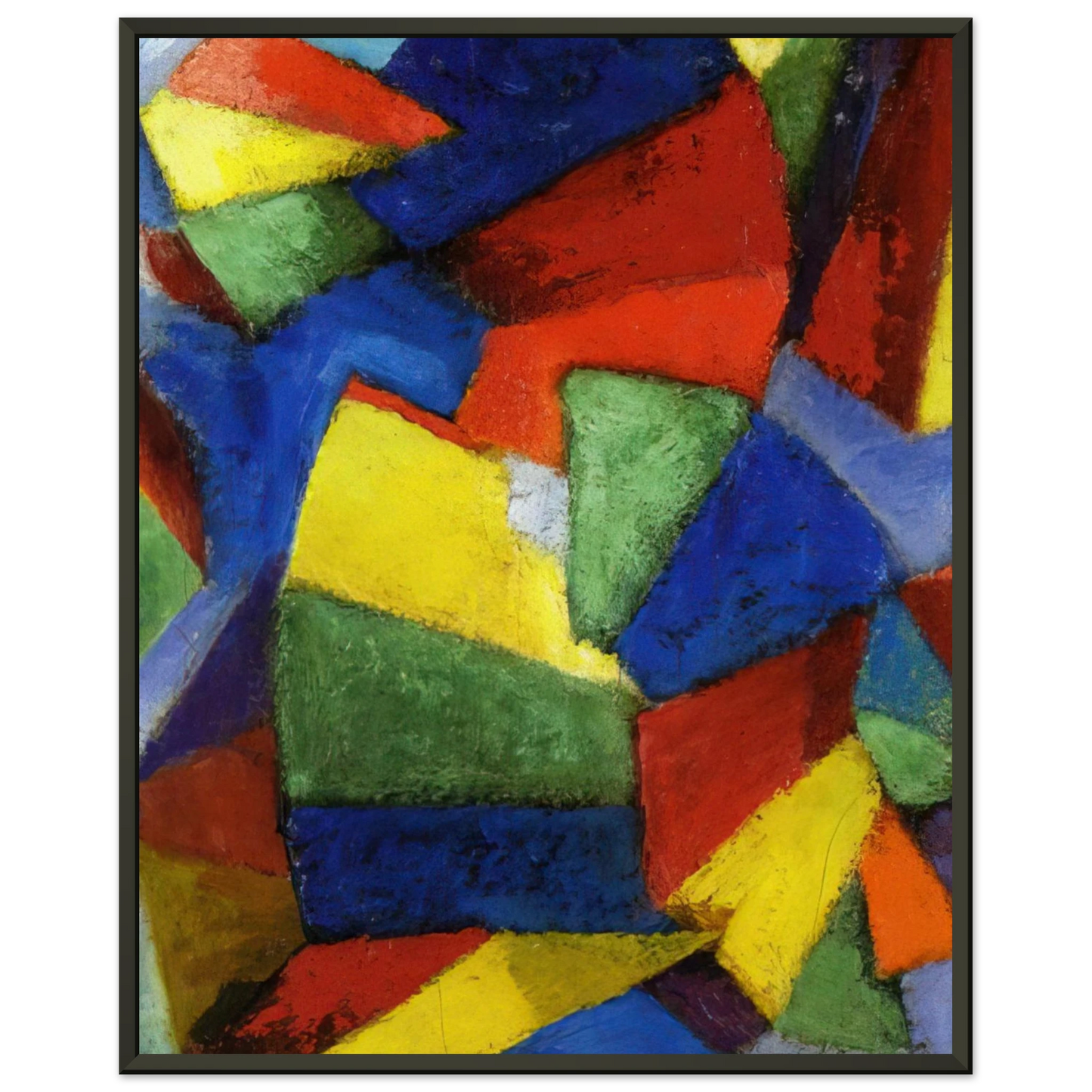 Morgan Russell  Synchromy in BlueViolet  1912 Framed Art Print  - Aluminum Frame - 60x80 cm / 24x32 inches