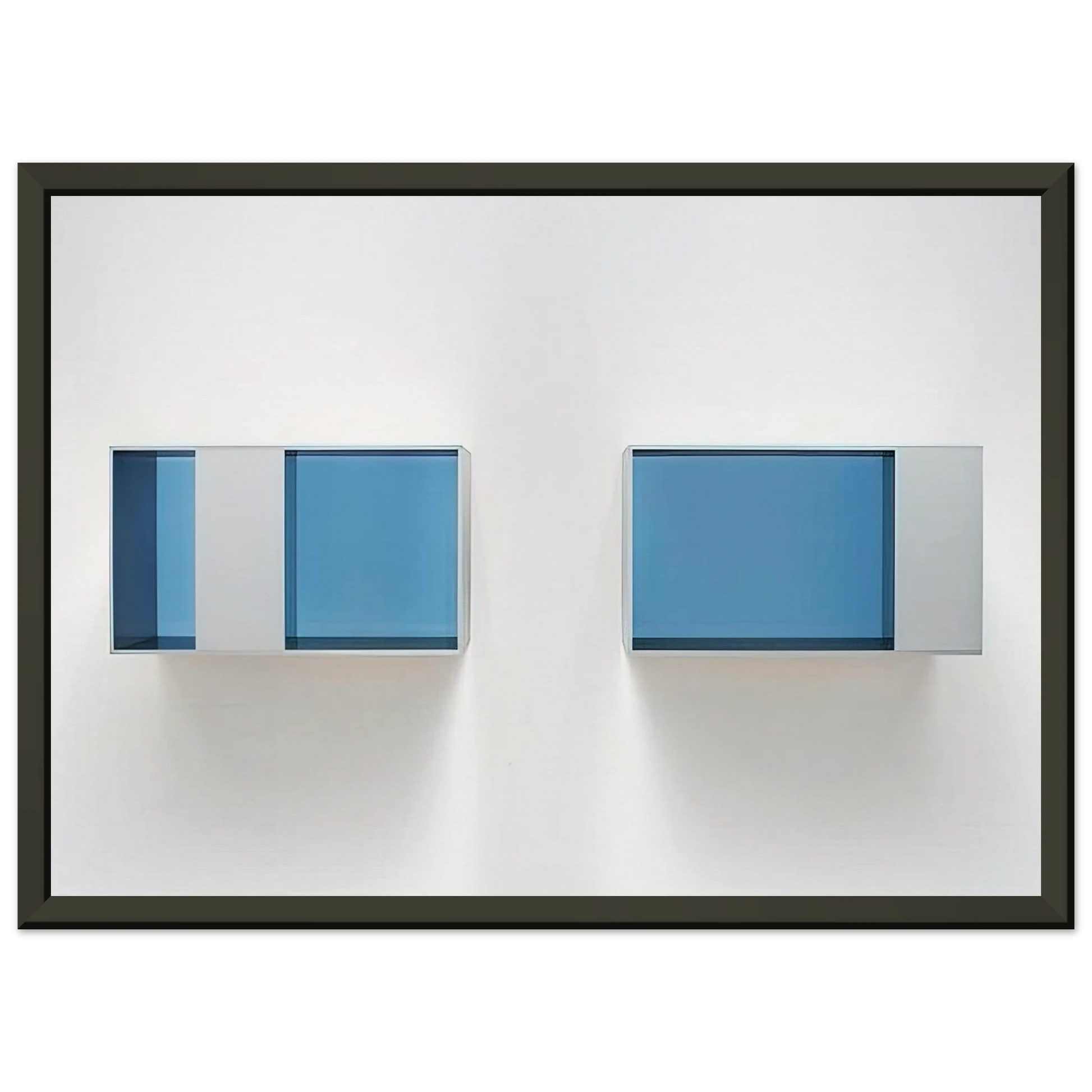 Donald Judd  Untitled 8828 AB Menziken  1988 Framed Art Print  - Aluminum Frame - 70x100 cm / 28x40 inches