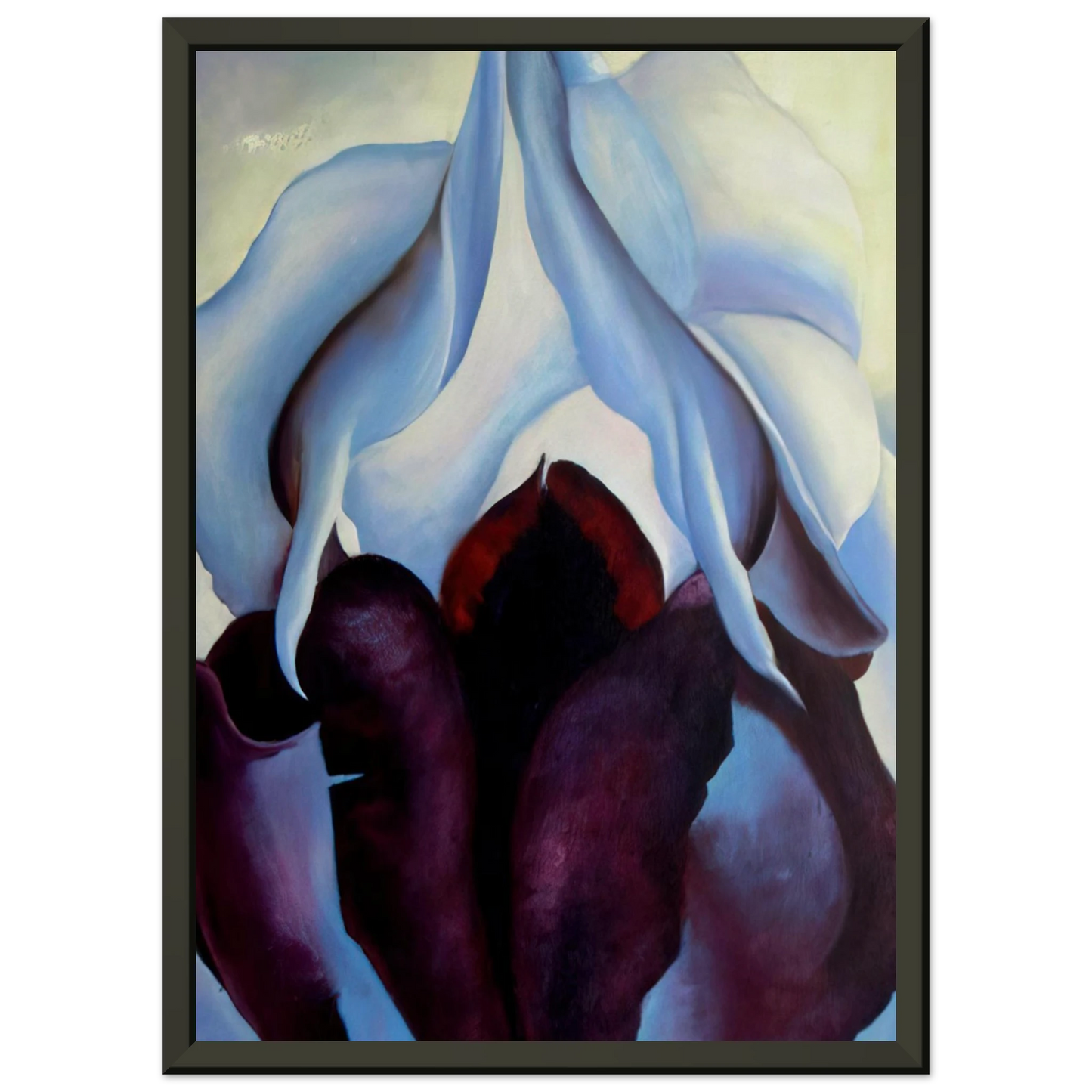 Georgia OKeeffe  Flower of Life Framed Art Print  - Aluminum Frame - 60x80 cm / 24x32 inches