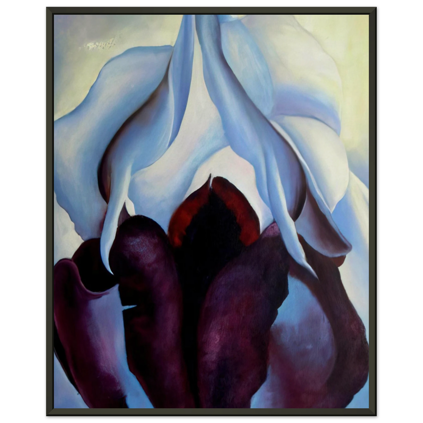 Georgia OKeeffe  Flower of Life Framed Art Print  - Aluminum Frame - 40x50 cm / 16x20 inches