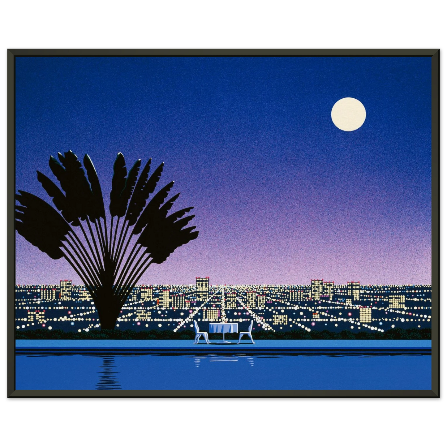 Hiroshi Nagai  Onra  Nobody Has To Know Framed Art Print  - Aluminum Frame - 70x100 cm / 28x40 inches