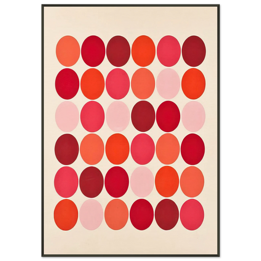 Thomas Downing  Red  1966 Framed Art Print  - Aluminum Frame - 21x29.7 cm / 8x12"