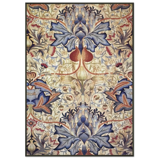 William Morris  ACANTHUS EMBROIDERED PANEL 1890 Framed Art Print  - Aluminum Frame - 21x29.7 cm / 8x12"