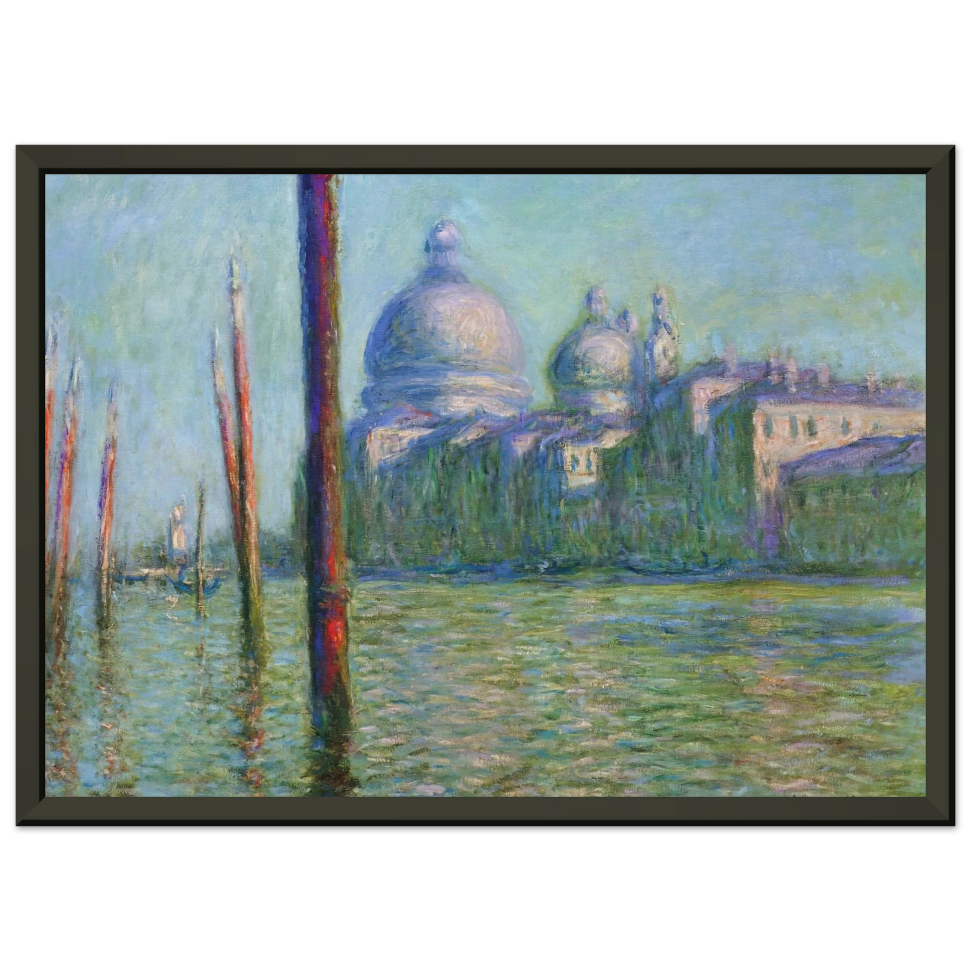 claude monet  The Grand Canal 03 Framed Art Print  - Aluminum Frame - 40x50 cm / 16x20 inches