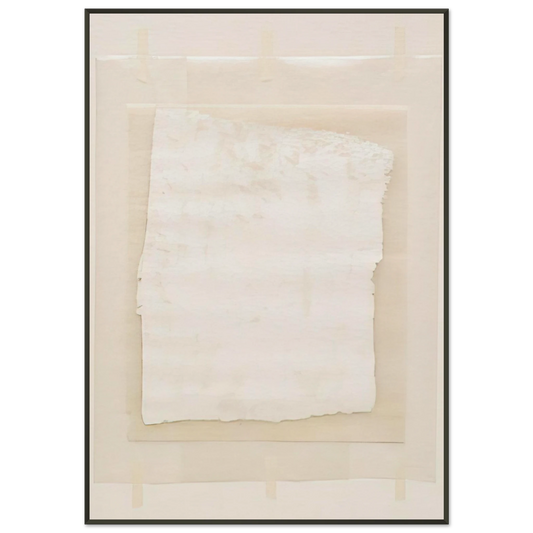 Robert Ryman  Surface Veil Framed Art Print  - Aluminum Frame - 21x29.7 cm / 8x12"