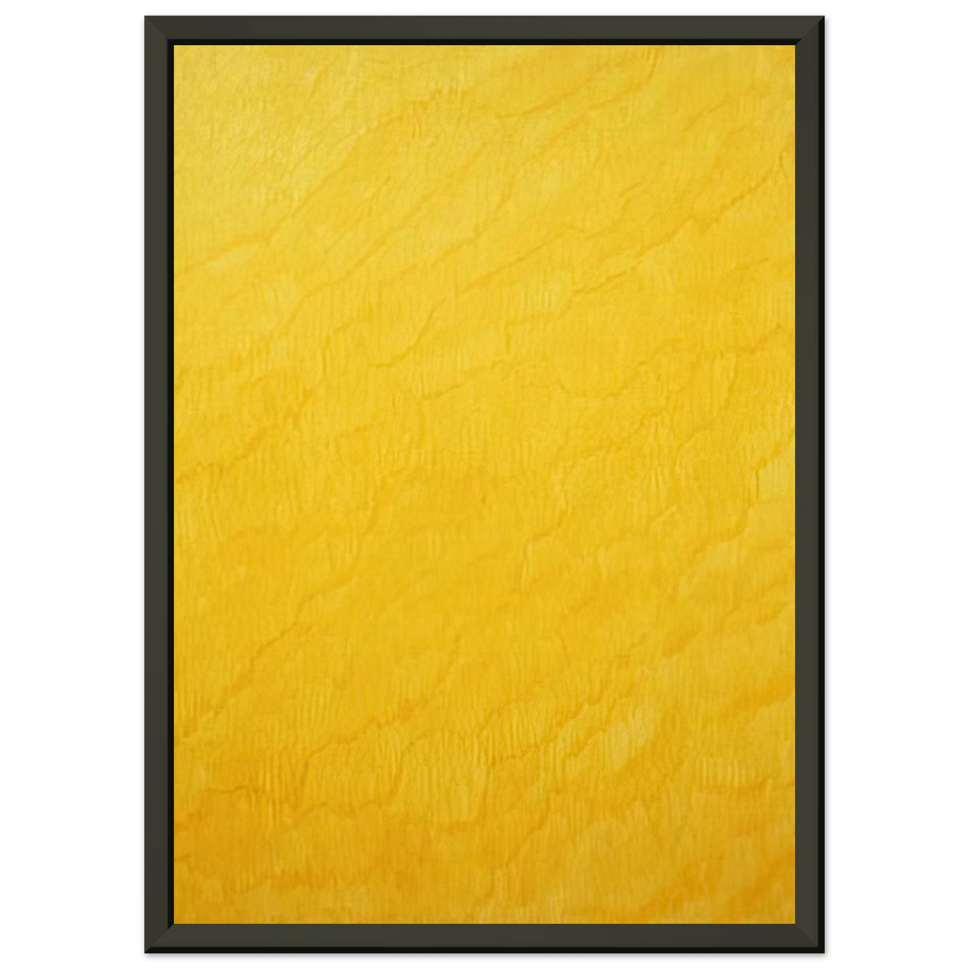 Marcia Hafif  Indian Yellow Framed Art Print  - Aluminum Frame - 40x50 cm / 16x20 inches