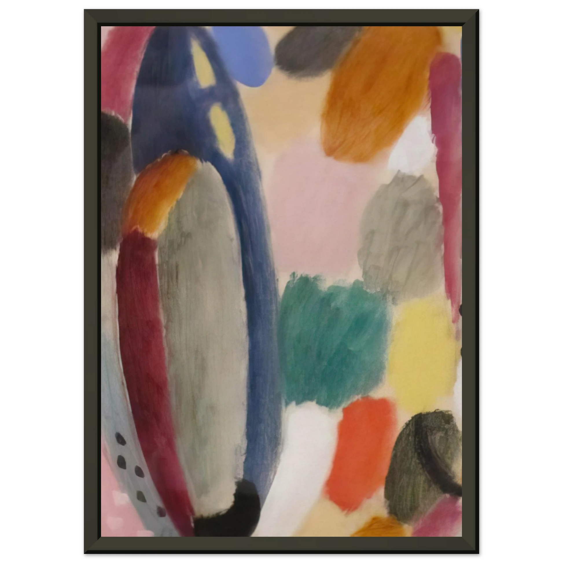 Alexej von Jawlensky  AUTUMN SOUND 1918 Framed Art Print  - Aluminum Frame - 60x80 cm / 24x32 inches