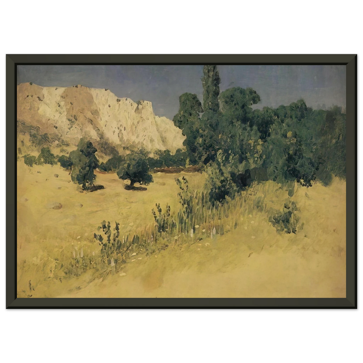Arkhyp Kuindzhi  Crimea Yayla Framed Art Print  - Aluminum Frame - 40x50 cm / 16x20 inches