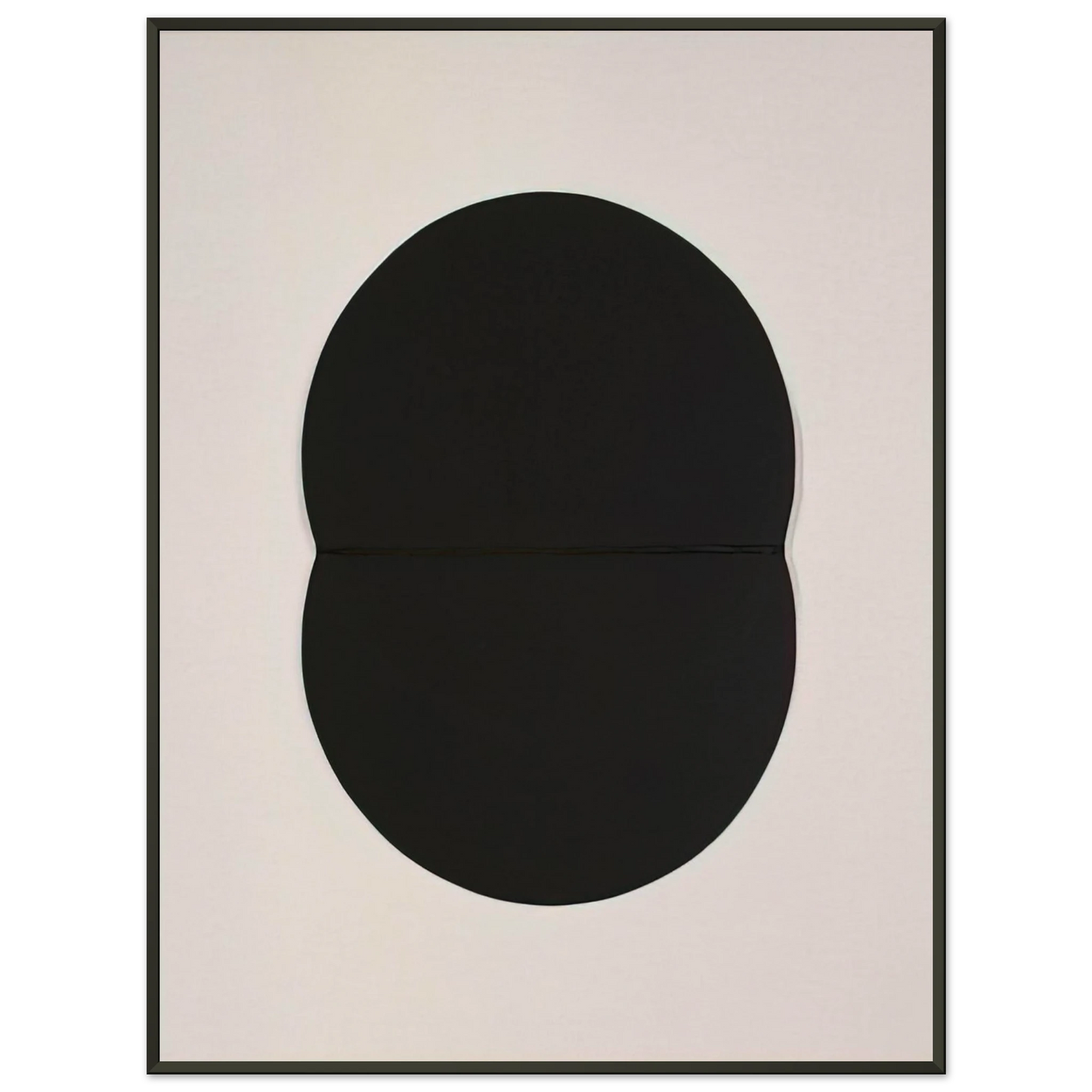 Ellsworth Kelly  Study for White Plaque Bridge Arch and Reflection Framed Art Print  - Aluminum Frame - 60x80 cm / 24x32 inches
