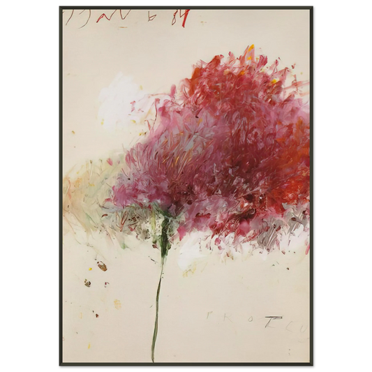 Cy Twombly  Proteus Framed Art Print  - Aluminum Frame - 21x29.7 cm / 8x12"