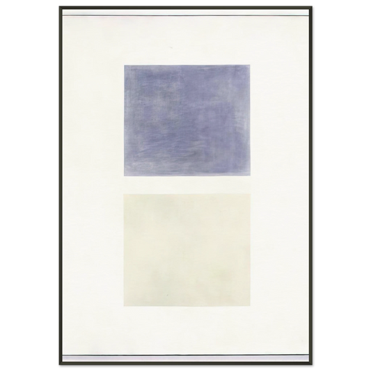 Agnes Martin  This Rain Framed Art Print  - Aluminum Frame - 21x29.7 cm / 8x12"