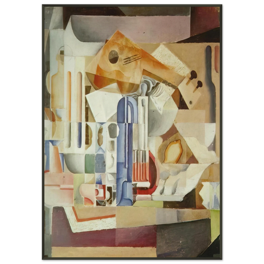 Salvador Dali  CRYSTALLINE STILL LIFE Framed Art Print  - Aluminum Frame - 21x29.7 cm / 8x12"