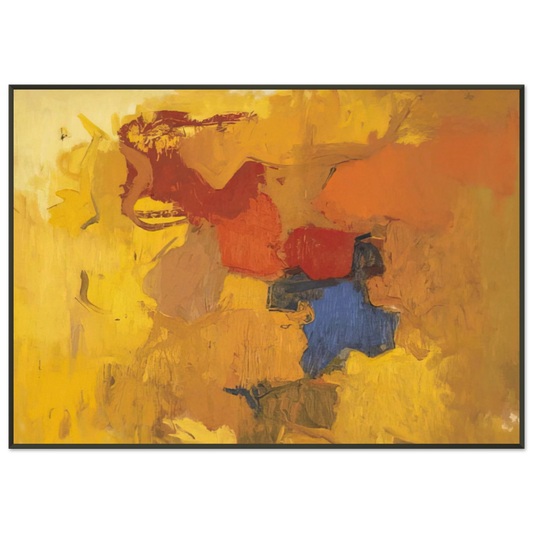 Esteban Vicente  BALADA 1959 Framed Art Print  - Aluminum Frame - 21x29.7 cm / 8x12"