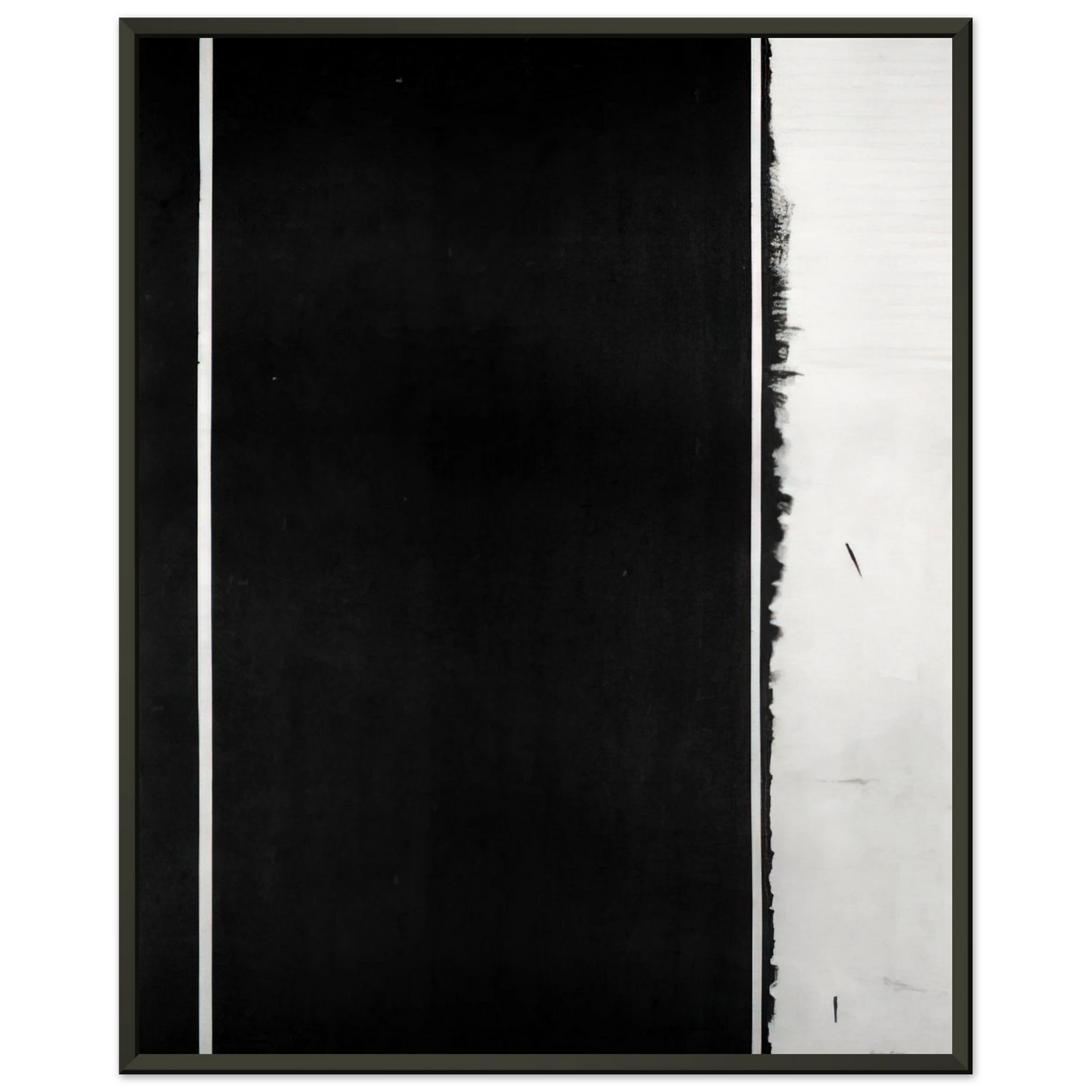 Barnett Newman  The Station of the Cross  Twelfh Station Framed Art Print  - Aluminum Frame - 60x80 cm / 24x32 inches