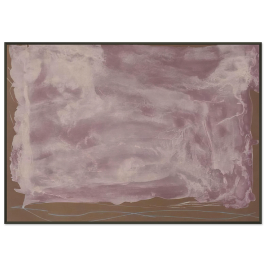 Helen Frankenthaler  Soho Dreams  1987 Framed Art Print  - Aluminum Frame - 21x29.7 cm / 8x12"