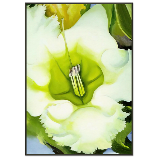 Georgia OKeeffe  Cup Of Silver Ginger Framed Art Print  - Aluminum Frame - 21x29.7 cm / 8x12"