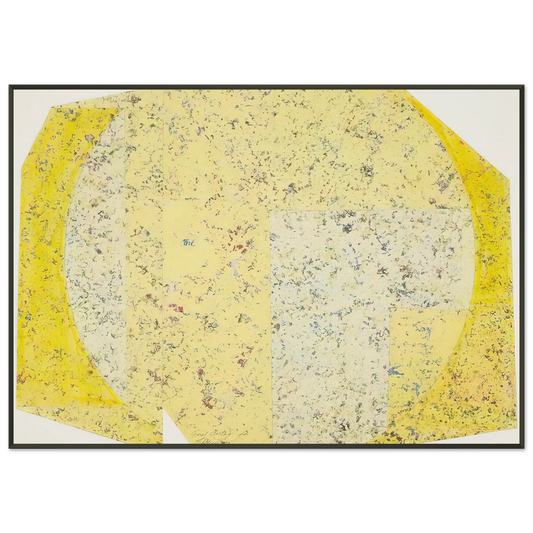Sam Gilliam  Lattice Framed Art Print  - Aluminum Frame - 21x29.7 cm / 8x12"