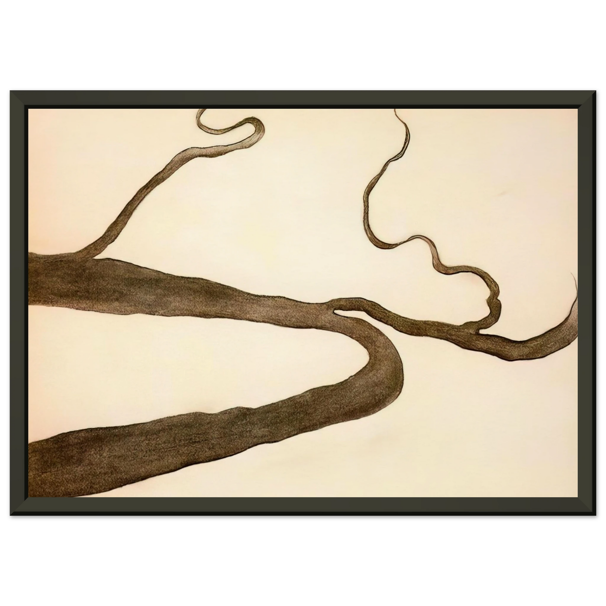 Georgia OKeeffe  Drawing IX Framed Art Print  - Aluminum Frame - 60x80 cm / 24x32 inches