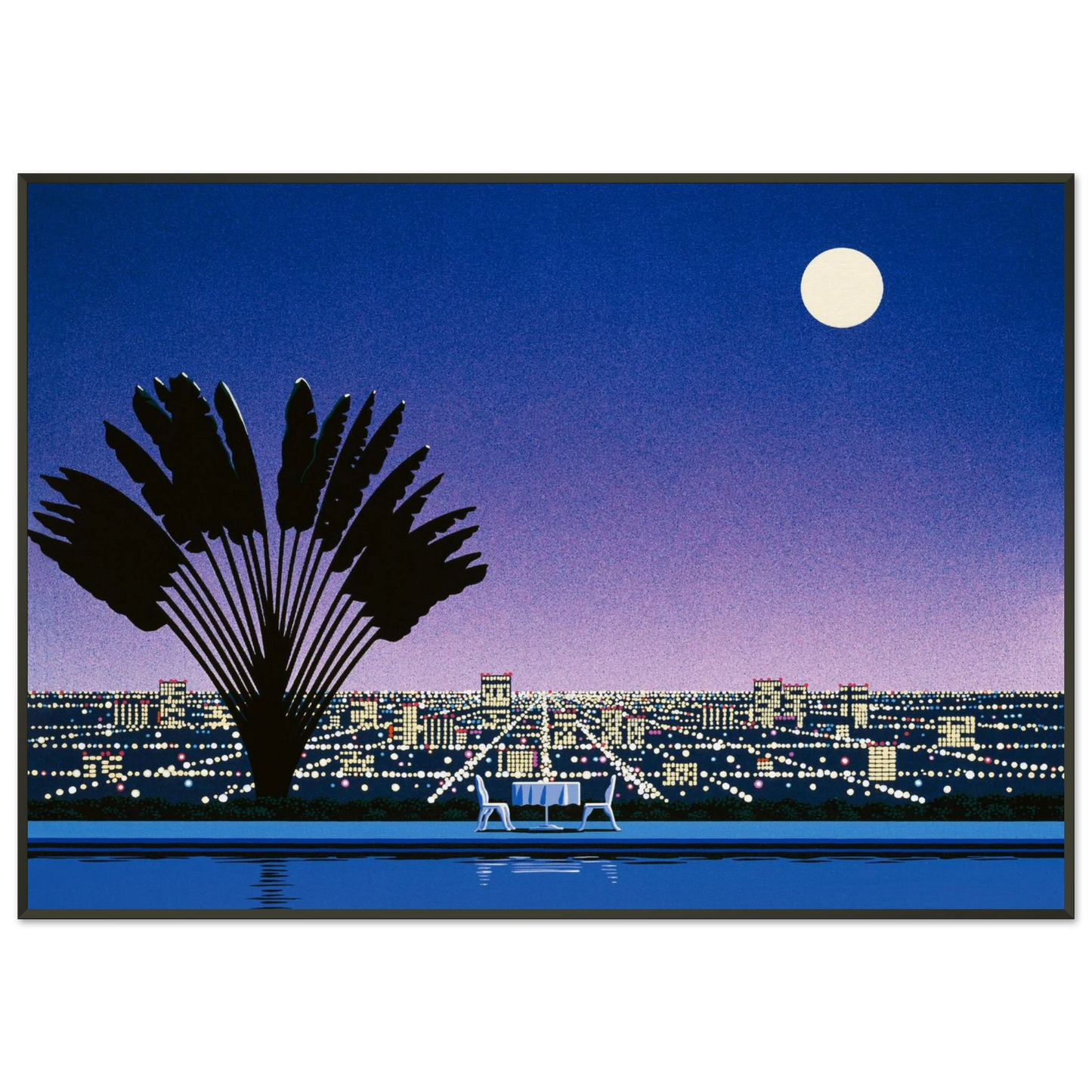 Hiroshi Nagai  Onra  Nobody Has To Know Framed Art Print  - Aluminum Frame - 21x29.7 cm / 8x12"