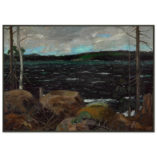 Tom Thomson  NORTHERN LAKE 1913 Framed Art Print  - Aluminum Frame - 21x29.7 cm / 8x12"