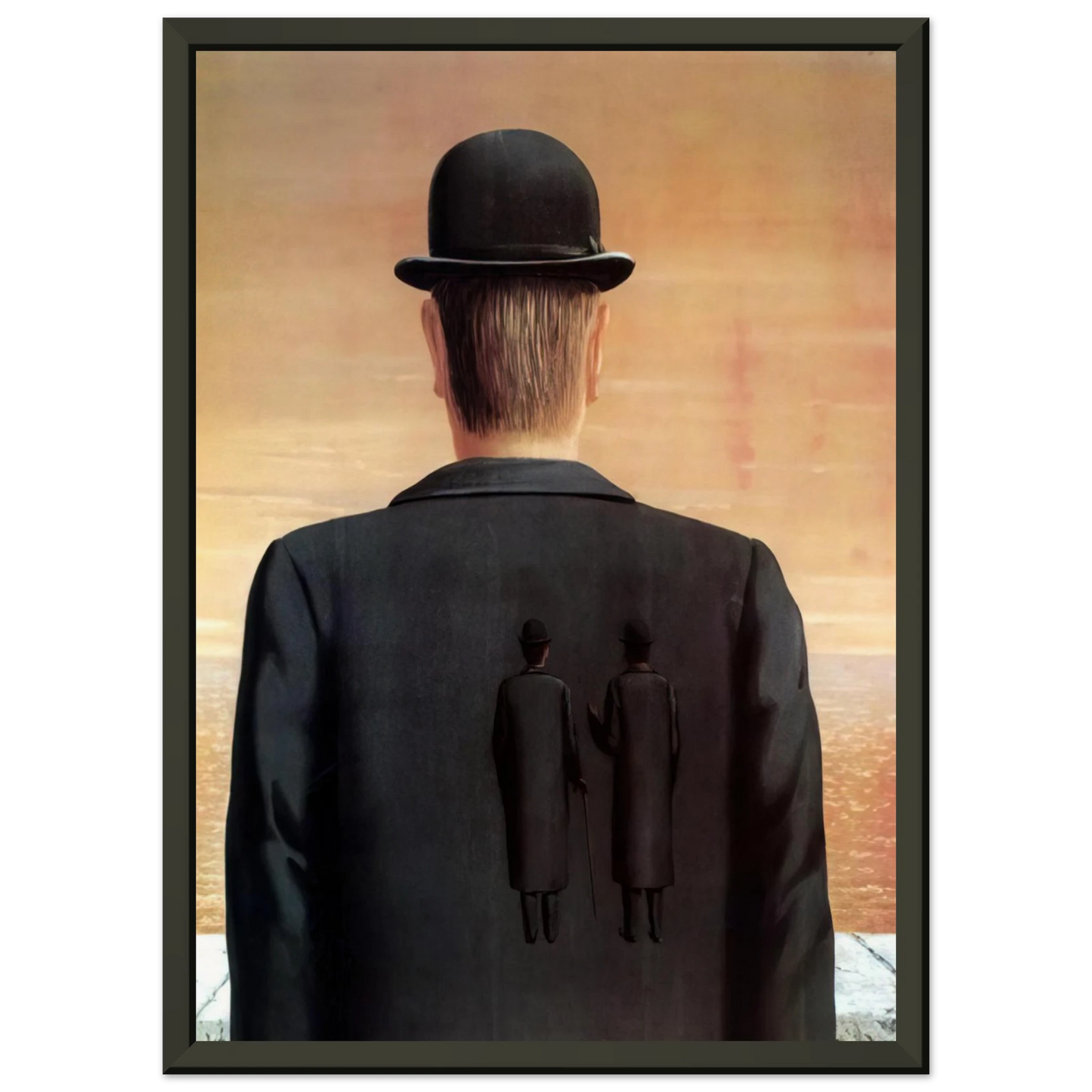Rene Magritte  THE SPIRIT OF ADVENTURE 1962 Framed Art Print  - Aluminum Frame - 40x50 cm / 16x20 inches