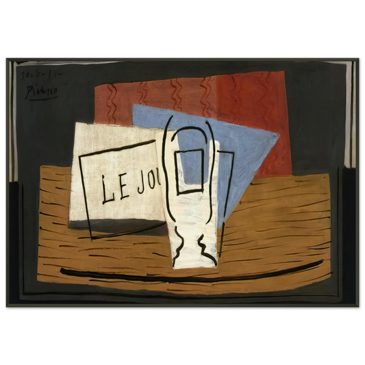 Pablo Picasso  Still life  1921 Framed Art Print  - Aluminum Frame - 21x29.7 cm / 8x12"