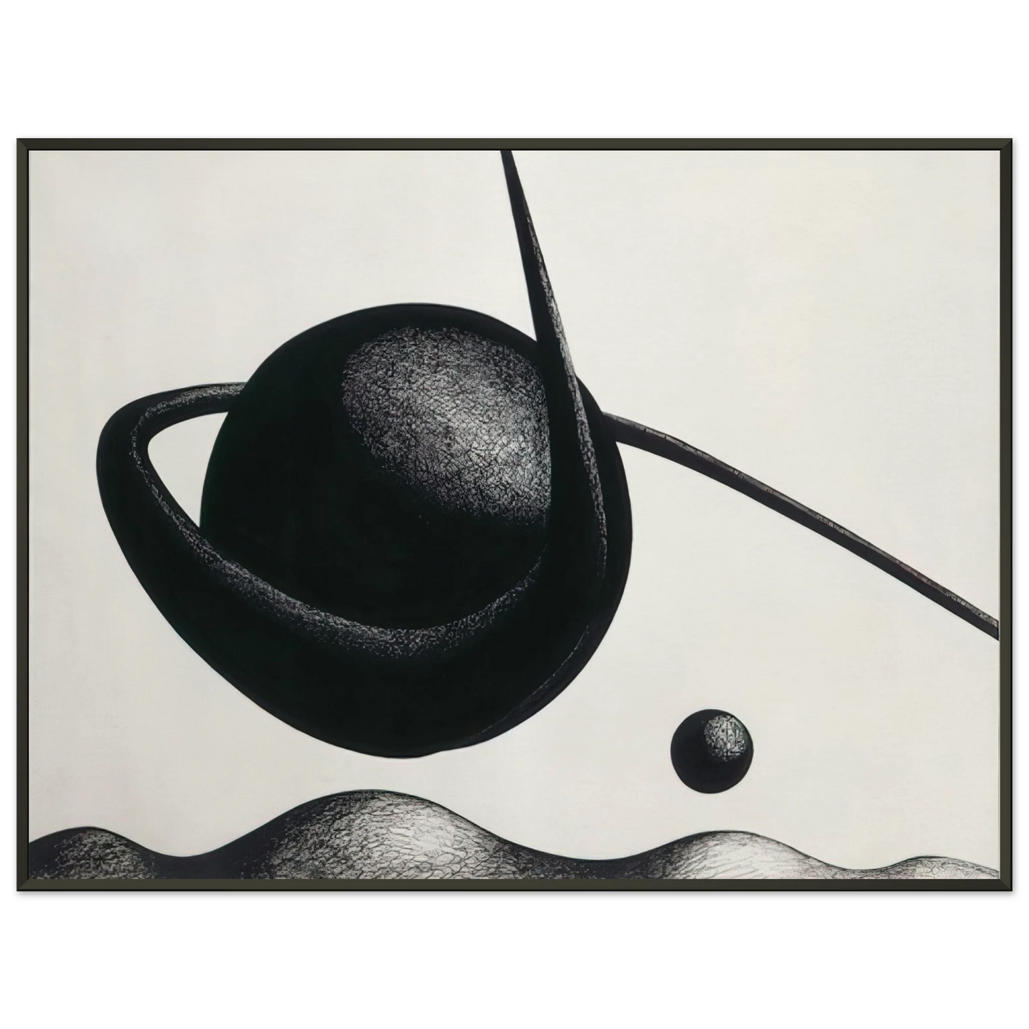 Alexander Calder  THE PLANET 1933 Framed Art Print  - Aluminum Frame - 40x50 cm / 16x20 inches