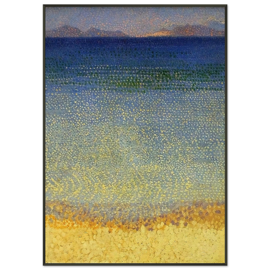 HenriEdmond Cross  The Iles dOr The Iles dHyeres Var Framed Art Print  - Aluminum Frame - 21x29.7 cm / 8x12"