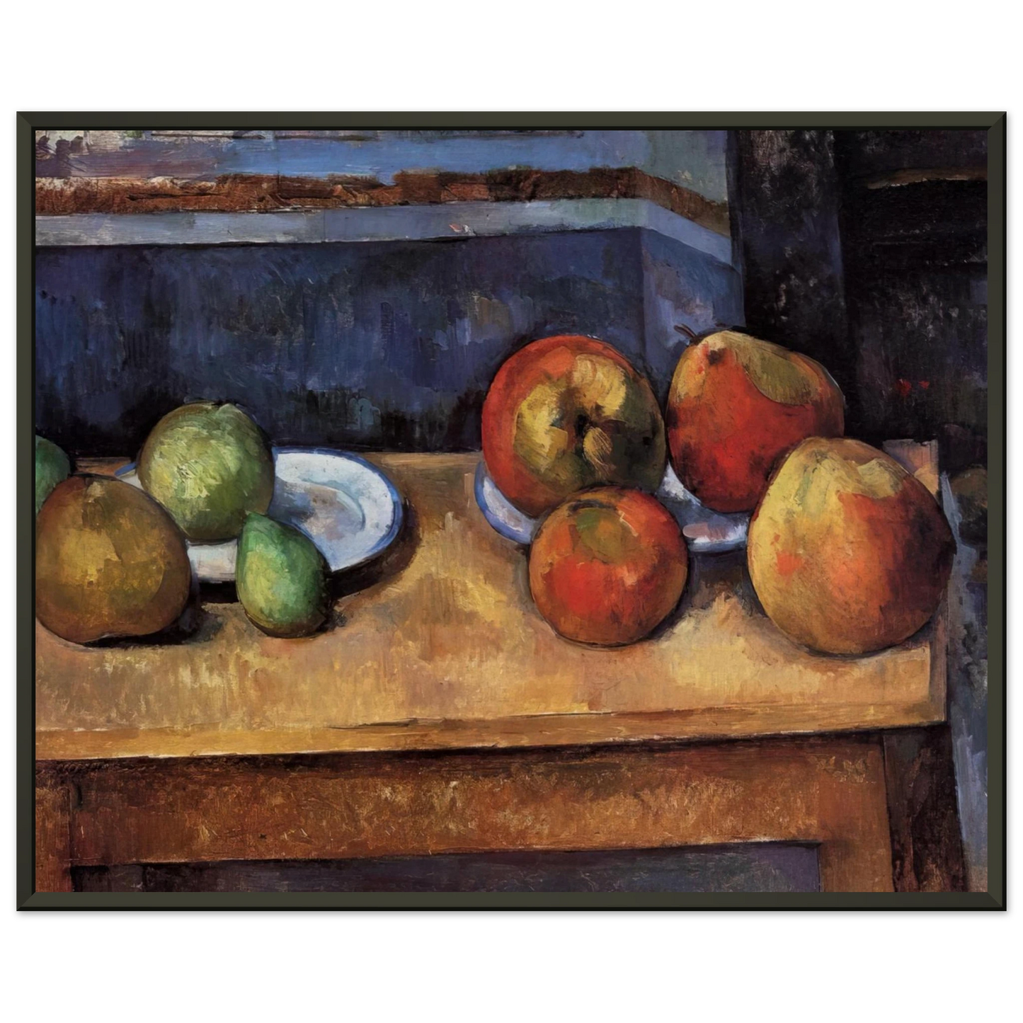 Paul Cezanne  Still Life Apples and Pears Framed Art Print  - Aluminum Frame - 40x50 cm / 16x20 inches