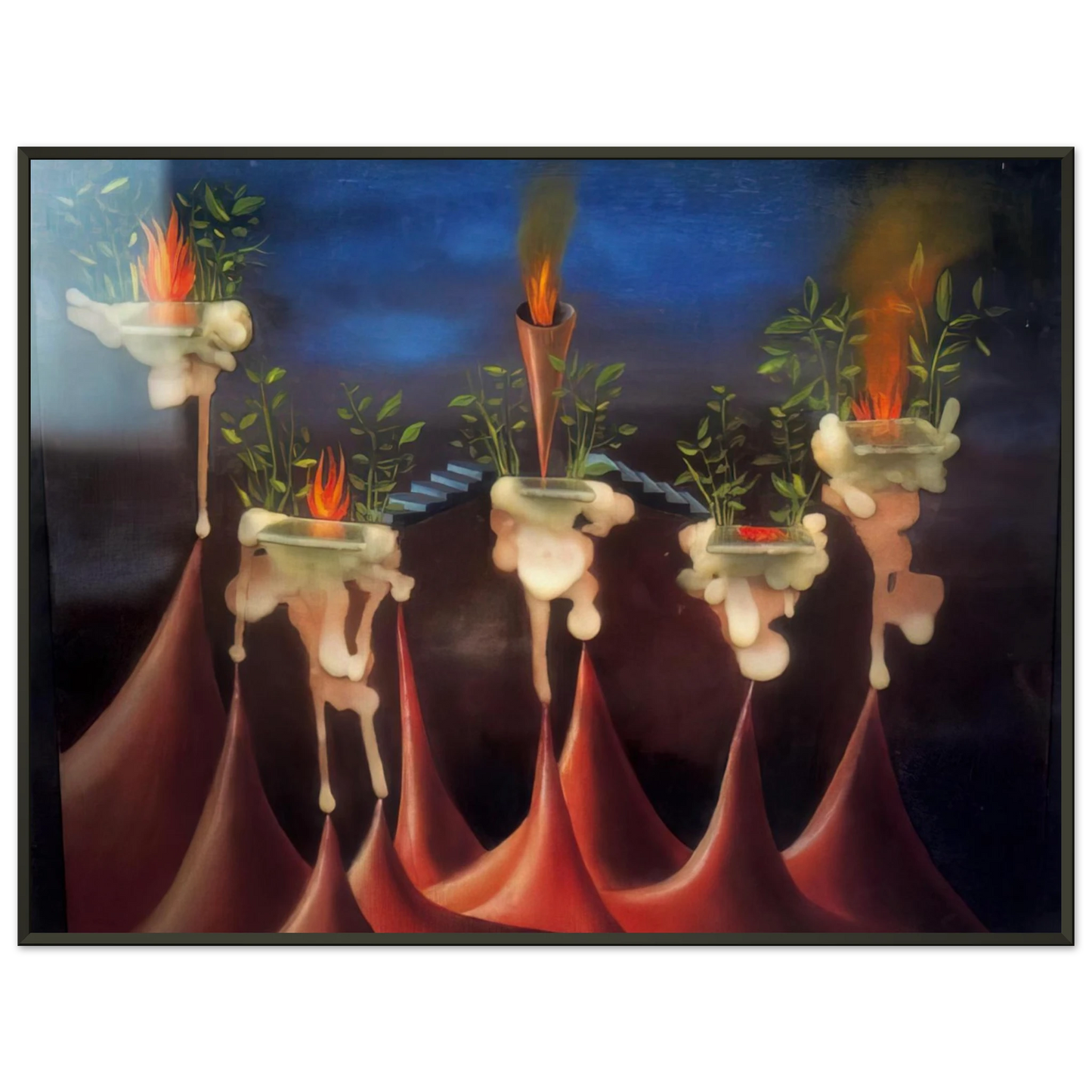 Remedios Varo  THE DESIRE Framed Art Print  - Aluminum Frame - 70x100 cm / 28x40 inches