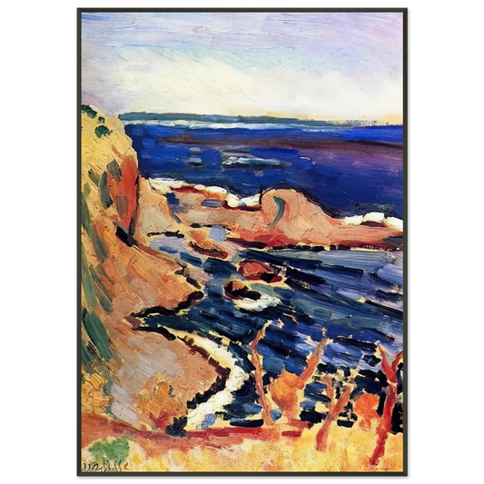 Henri Matisse  LA MOULADE 1905 Framed Art Print  - Aluminum Frame - 21x29.7 cm / 8x12"