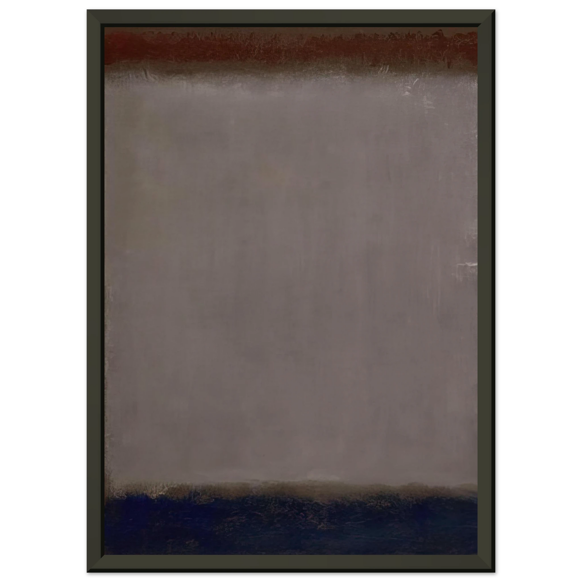 Mark Rothko  Lavender and Mulberry  1959 Framed Art Print  - Aluminum Frame - 40x50 cm / 16x20 inches
