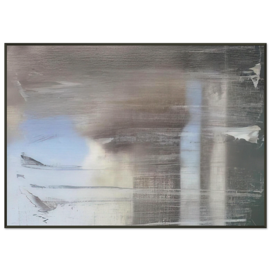 Gerhard Richter  SEPTEMBER 2005 Framed Art Print  - Aluminum Frame - 21x29.7 cm / 8x12"