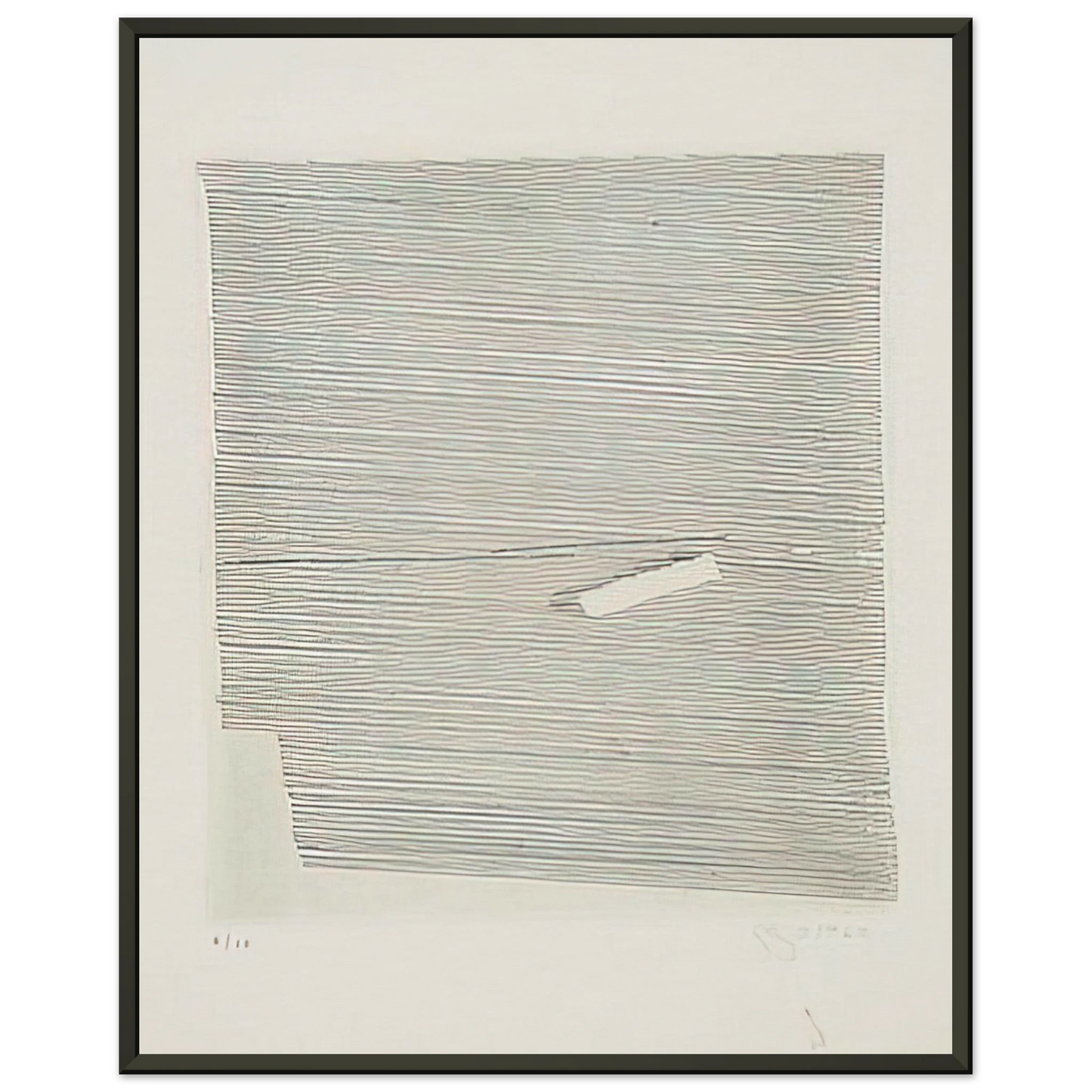Gego  Balance  1960 Framed Art Print  - Aluminum Frame - 40x50 cm / 16x20 inches