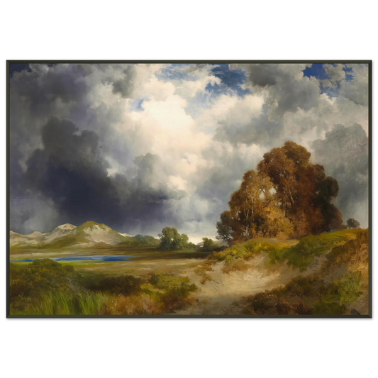 Thomas Moran  East Hampton Framed Art Print  - Aluminum Frame - 21x29.7 cm / 8x12"