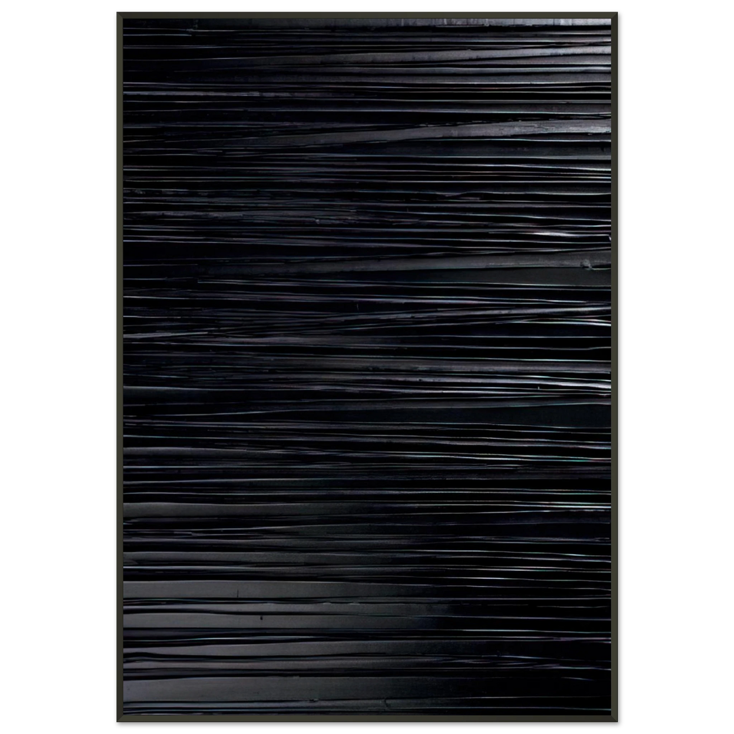 Pierre Soulages  Peinture 130 x 81 cm 20032004  2004 Framed Art Print  - Aluminum Frame - 21x29.7 cm / 8x12"