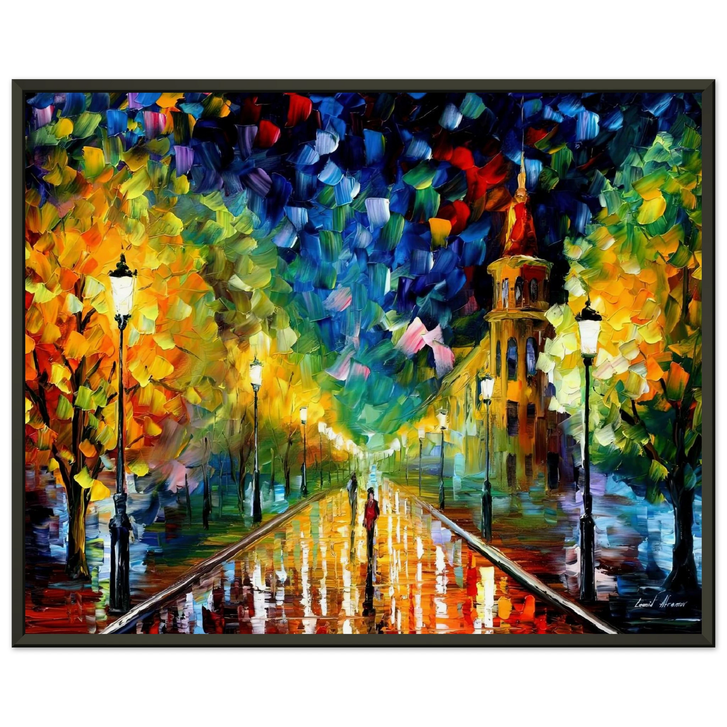 Leonid Afremov  Leonid Afremov Framed Art Print  - Aluminum Frame - 40x50 cm / 16x20 inches