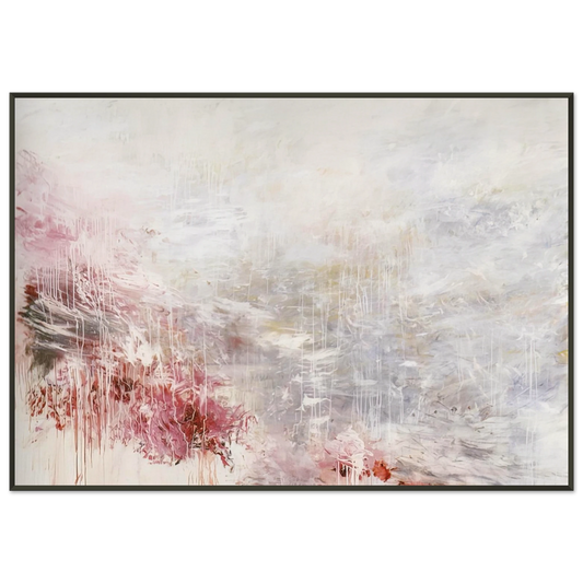 Cy Twombly  Hero and Leander  To Christopher Marlowe  Rome Framed Art Print  - Aluminum Frame - 21x29.7 cm / 8x12"