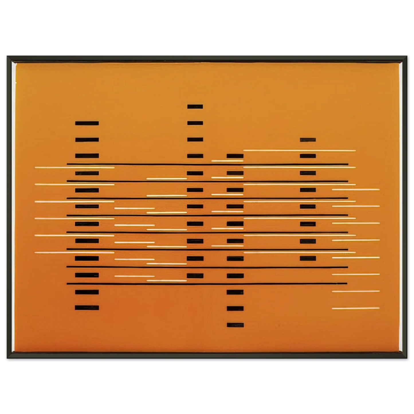 Josef Albers  FRONTAL 1927 Framed Art Print  - Aluminum Frame - 40x50 cm / 16x20 inches