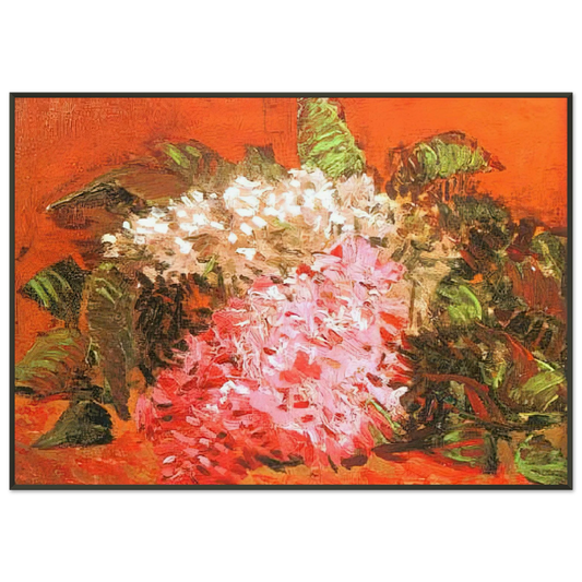 Vincent van Gogh  Lilacs Framed Art Print  - Aluminum Frame - 21x29.7 cm / 8x12"