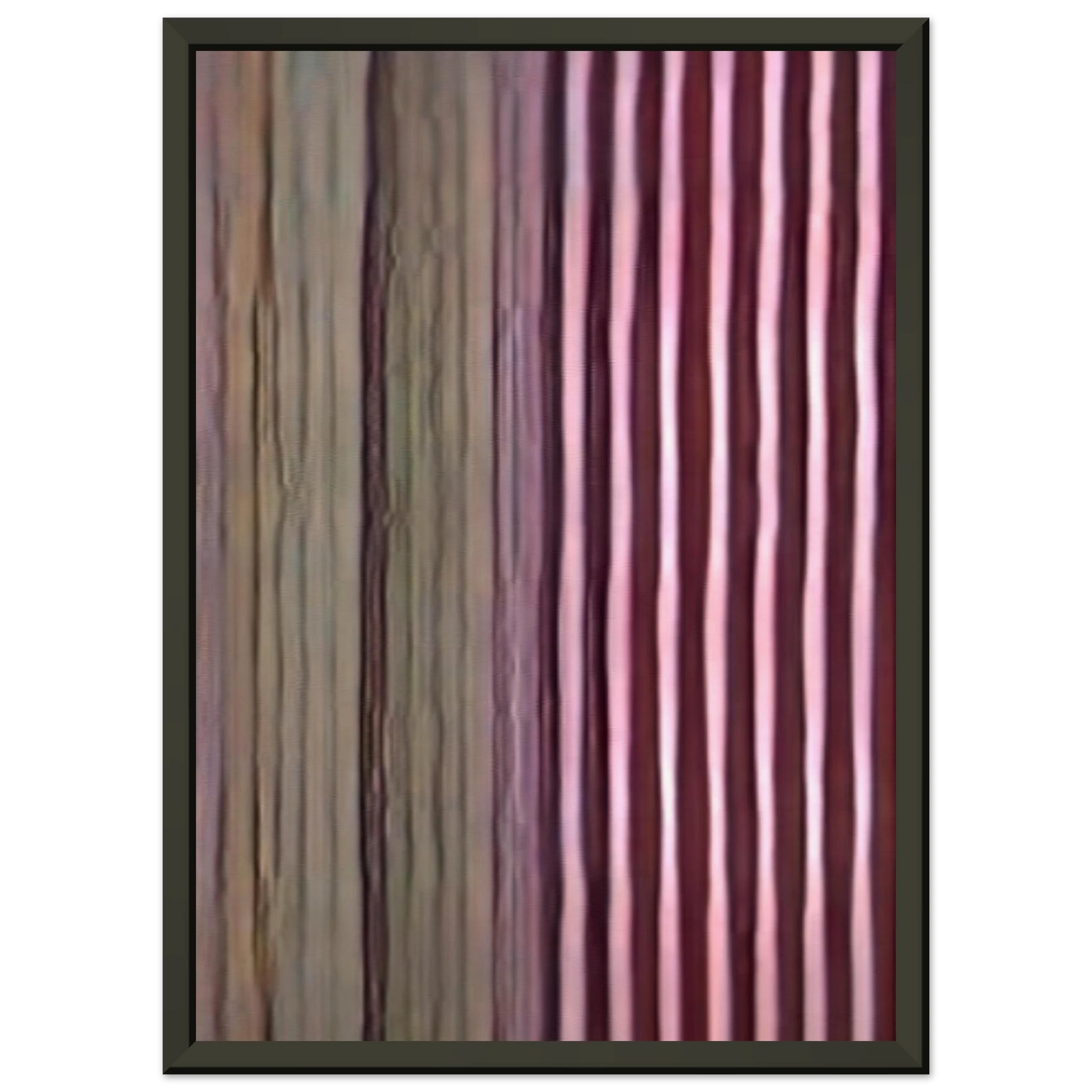 Gene Davis  Firecracker  1968 Framed Art Print  - Aluminum Frame - 60x80 cm / 24x32 inches