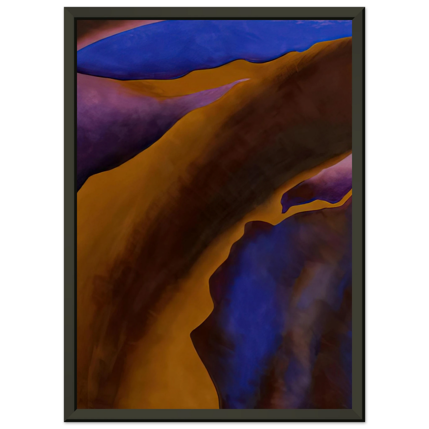 Georgia OKeeffe  Only One Framed Art Print  - Aluminum Frame - 70x100 cm / 28x40 inches