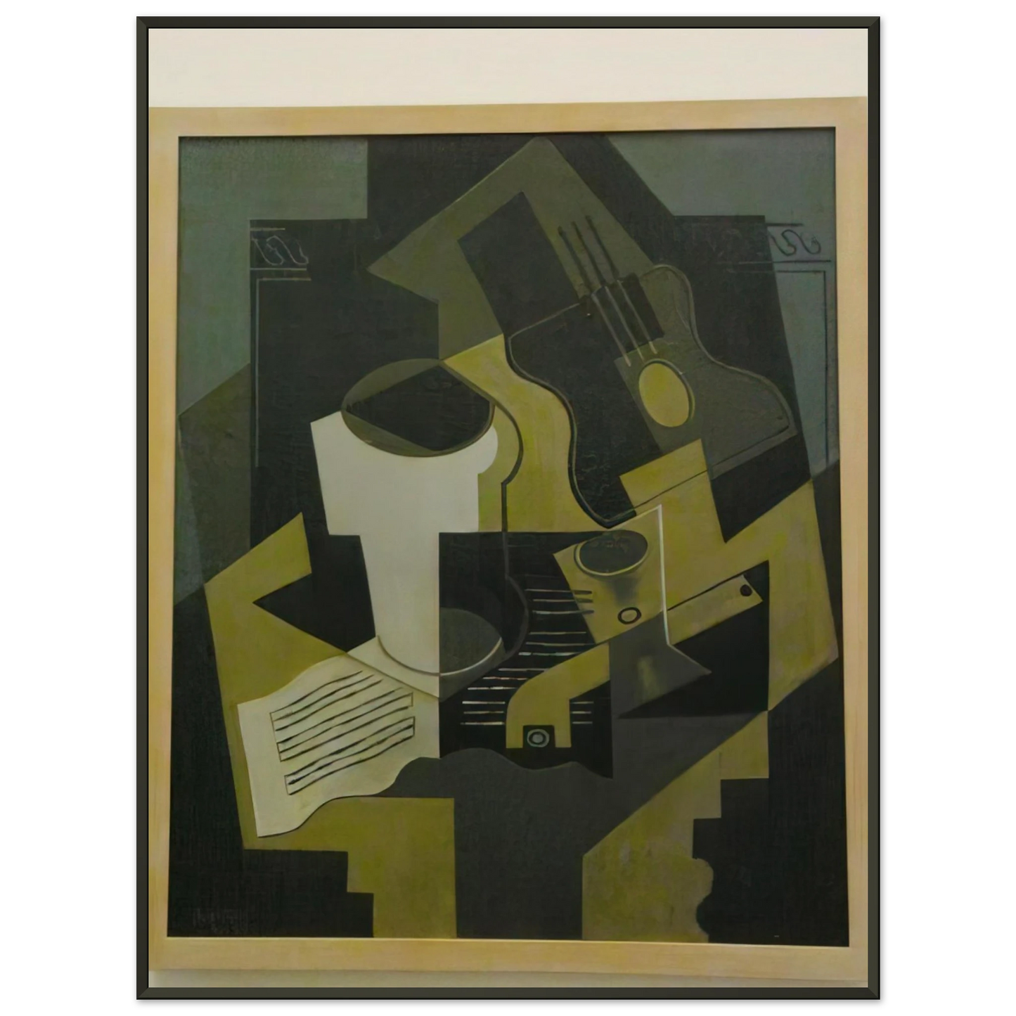 Juan Gris  NOTDETECTED207835 Framed Art Print  - Aluminum Frame - 40x50 cm / 16x20 inches