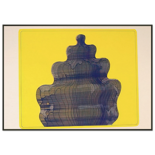 Dieter Roth  Torte in der Sonne FancyCake In the Sun  1970 Framed Art Print  - Aluminum Frame - 21x29.7 cm / 8x12"